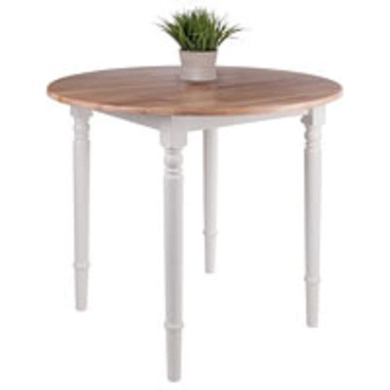Table ronde à abattants