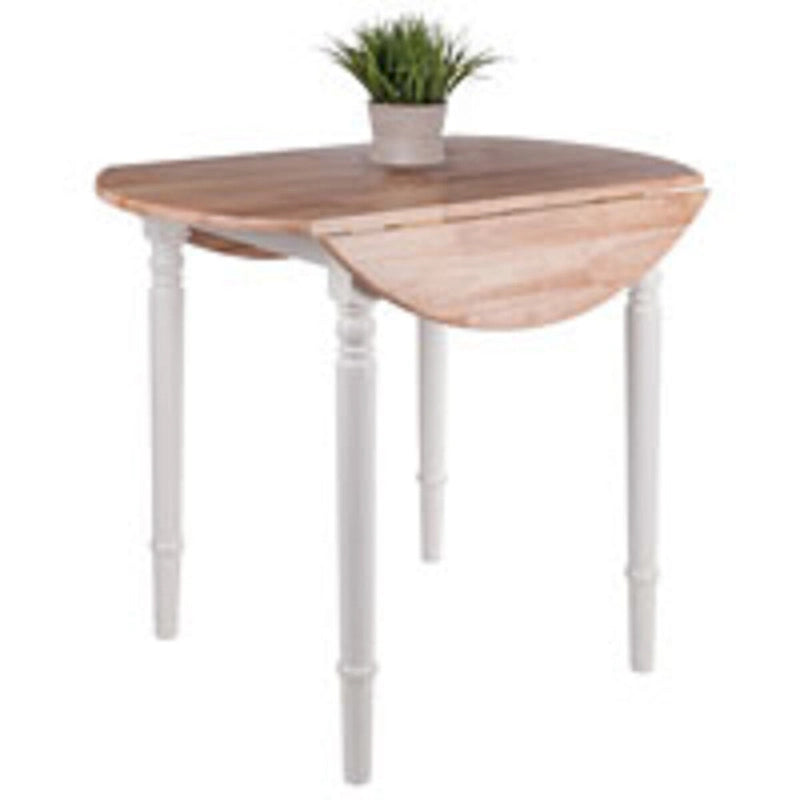 Table ronde à abattants