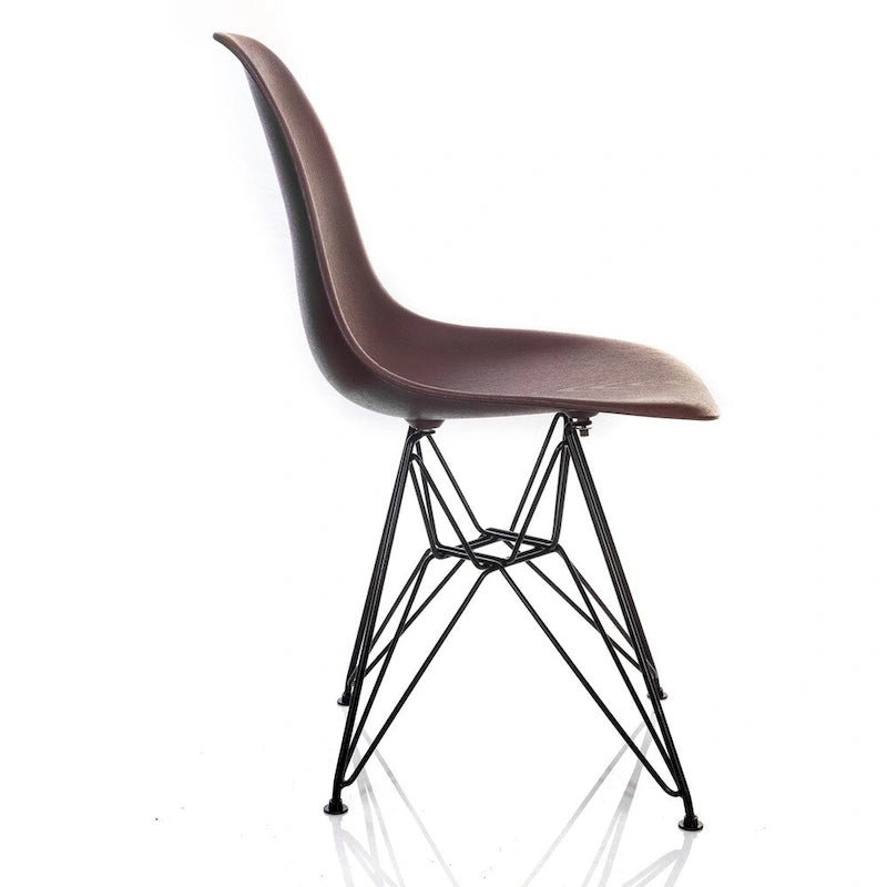 Chaise d'appoint de salle à manger moderne du milieu du siècle