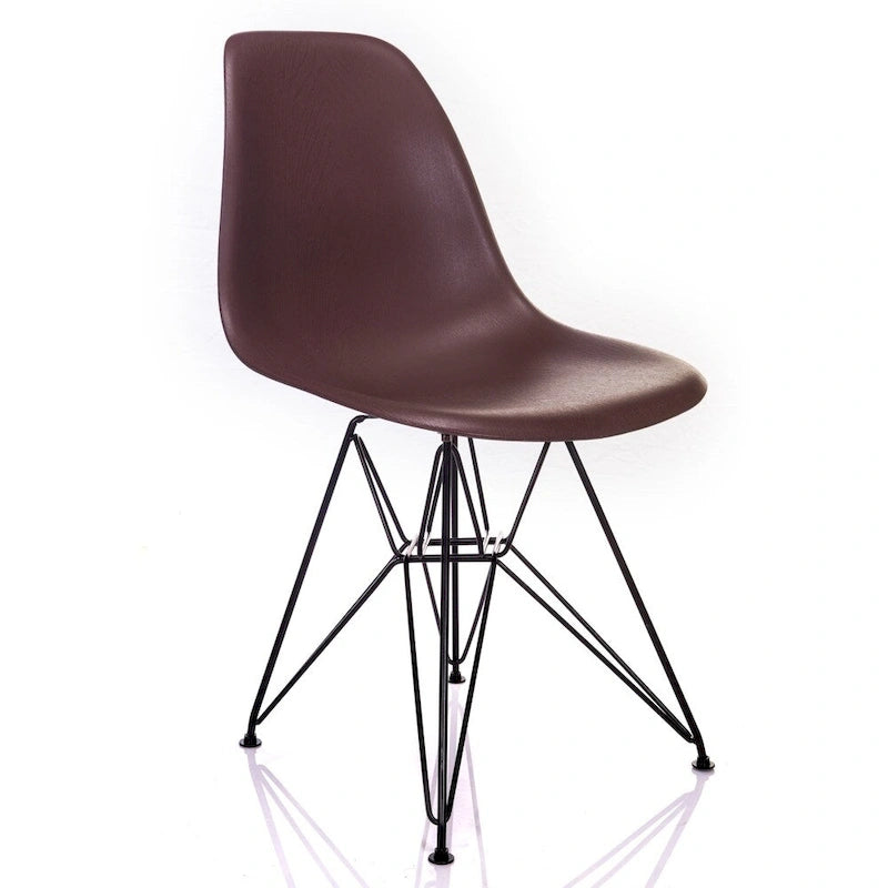 Chaise d'appoint de salle à manger moderne du milieu du siècle
